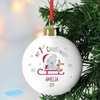 Tiny Tatty Teddy My 1st Christmas Sleigh Bauble