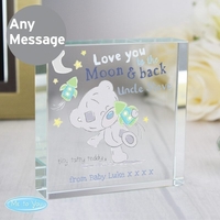 Tiny Tatty Teddy To the Moon & Back Large Crystal Token