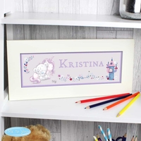 Tiny Tatty Teddy Unicorn Name Frame