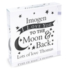 To the Moon and Back... Large Crystal Token