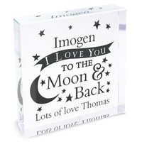 To the Moon and Back... Large Crystal Token