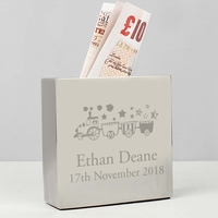 Train Square Money Box