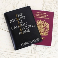 Travel Black Passport Holder