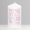 Twinkle Girls Candle