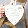 Twinkle Twinkle Large Wooden Heart Decoration