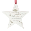 Twinkle Twinkle Wooden Wooden Star Decoration