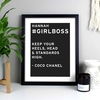 Typography Framed Print