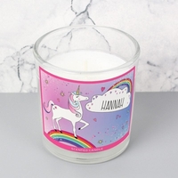 Unicorn Scented Jar Candle