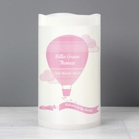 Up & Away Girls Nightlight LED Candle