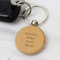 Wooden Keyring