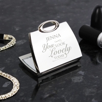 You Look Lovely Handbag Compact Mirror