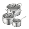 Kuhn Rikon - Allround 3pc Saucepan & Casserole Set