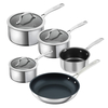 Kuhn Rikon - Allround Cookware Set 5pc,  Saucepan,  Frying pan & Milk pan