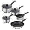Kuhn Rikon - Classic Induction cookware set 5pc non-stick saucepan,  frying pan & milk pan