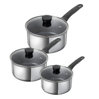 Kuhn Rikon - CLASSIC INDUCTION NON-STICK SAUCEPAN 3PC SET
