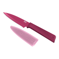 Kuhn Rikon - Colori®+ Serrated Paring Knife fuchsia