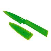 Kuhn Rikon - Colori®+ Serrated Paring Knife green