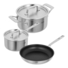 Kuhn Rikon - CULINARY FIVEPLY 3pc Mixed Cookware Set