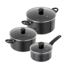 Kuhn Rikon - Easy Induction 3pc Cookware Set 16cm saucepan,  20 & 24 cm casserole
