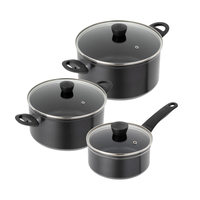 Kuhn Rikon - Easy Induction 3pc Cookware Set 16cm saucepan,  20 & 24 cm casserole