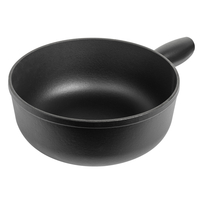 Kuhn Rikon - Fondue Pot matt black cast iron induction 24cm