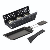 Kuhn Rikon - Raclette Set Candle Light Mini Black