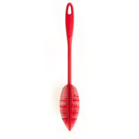 Kuhn Rikon - Stay Clean Silicone Bottle Brush Red