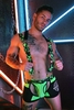 Breedwell Neo Camo 3 Way Harness - Neon Green Camouflage Nylon S/M