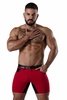 Locker Gear 5 Pocket Chap Short with Hidden Rear Zipper - Red Cotton XL