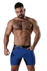 Locker Gear 5 Pocket Chap Short with Rear Zipper - Blue Cotton L