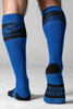 Locker Gear Knee-High Socks - Blue Cotton One Size