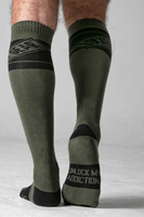 Locker Gear Knee-High Socks - Khaki Cotton One Size
