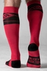 Locker Gear Knee-High Socks - Red Cotton One Size