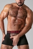Locker Gear Mens Chaps Short - Red Striped Nylon L