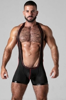 Locker Gear Mesh Singlet - Red Nylon 3XL