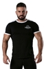 Locker Gear Padlock T-Shirt - Black Striped Cotton 2XL