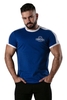 Locker Gear Padlock T-Shirt - Blue Striped Cotton XL