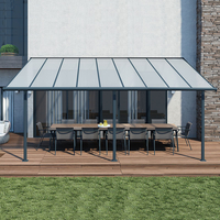 10x18 Palram Canopia Sierra Grey Patio Cover