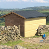 12x12 SkyGuard EPDM Garden Building Roof Kit - Replacement Covering