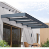 15â5 x 4â7 Palram Canopia Sophia XL 5000 Grey Clear Door Canopy (4.71m x 1.4m)