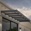 18â6 x 4â7 Palram Canopia Sophia XL 6000 Grey Clear Door Canopy (5.65m x 1.4m)