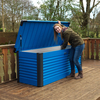 4x2 Trimetals Blue Protect.a.Box - Premium Metal Garden Storage