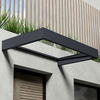 5â3 x 3â1 Palram Canopia Sophia 1600 Grey Clear Door Canopy (1.6m x 0.95m)