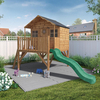 6x6 Mercia Honeysuckle Tower Kids Wooden Playhouse With Slide