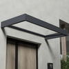 7â1 x 3â1 Palram Canopia Sophia 2150 Grey Clear Door Canopy (2.15m x 0.95m)