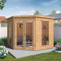 8x8 Mercia Premier Corner Wooden Summerhouse
