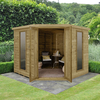 Forest 8x8 Arlington Premium Tongue And Groove Corner Summerhouse