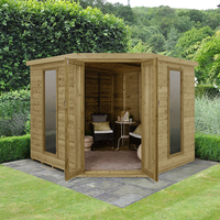 Forest 8x8 Arlington Premium Tongue And Groove Corner Summerhouse