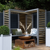 Forest Firenze Corner Garden Arbour Seat 5