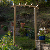 Forest Hanbury Dome Top Wooden Garden Pergola Arch 4